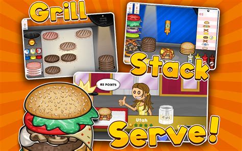 At the beginning of the game, <b>Papa's</b> <b>Burgeria</b> will provide you with a detailed guide on how to make burgers and make money from that. . Papas burgeria unblocked